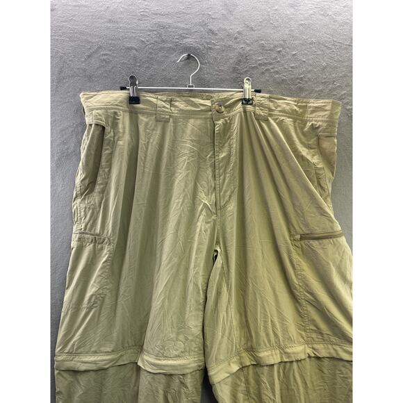 Exofficio Pants Mens 42x32 Khaki Utility Vented Insect Shield Regular Straight - Picture 2 of 8